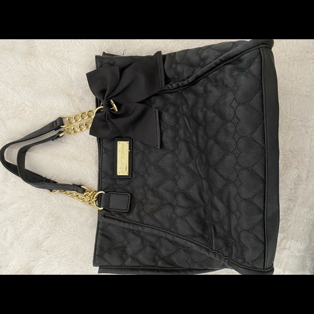 Betsy Johnson Leather Tote